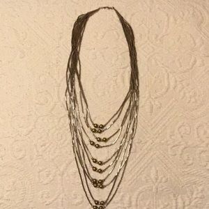 Native American nickel silver necklace